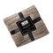 Hastings Home Faux Fur Jacquard Throw Blanket, Luxurious, Soft, Hypoallergenic with Sherpa Back, 60"x 70" (Coffee) 399294HSX - alternate 3